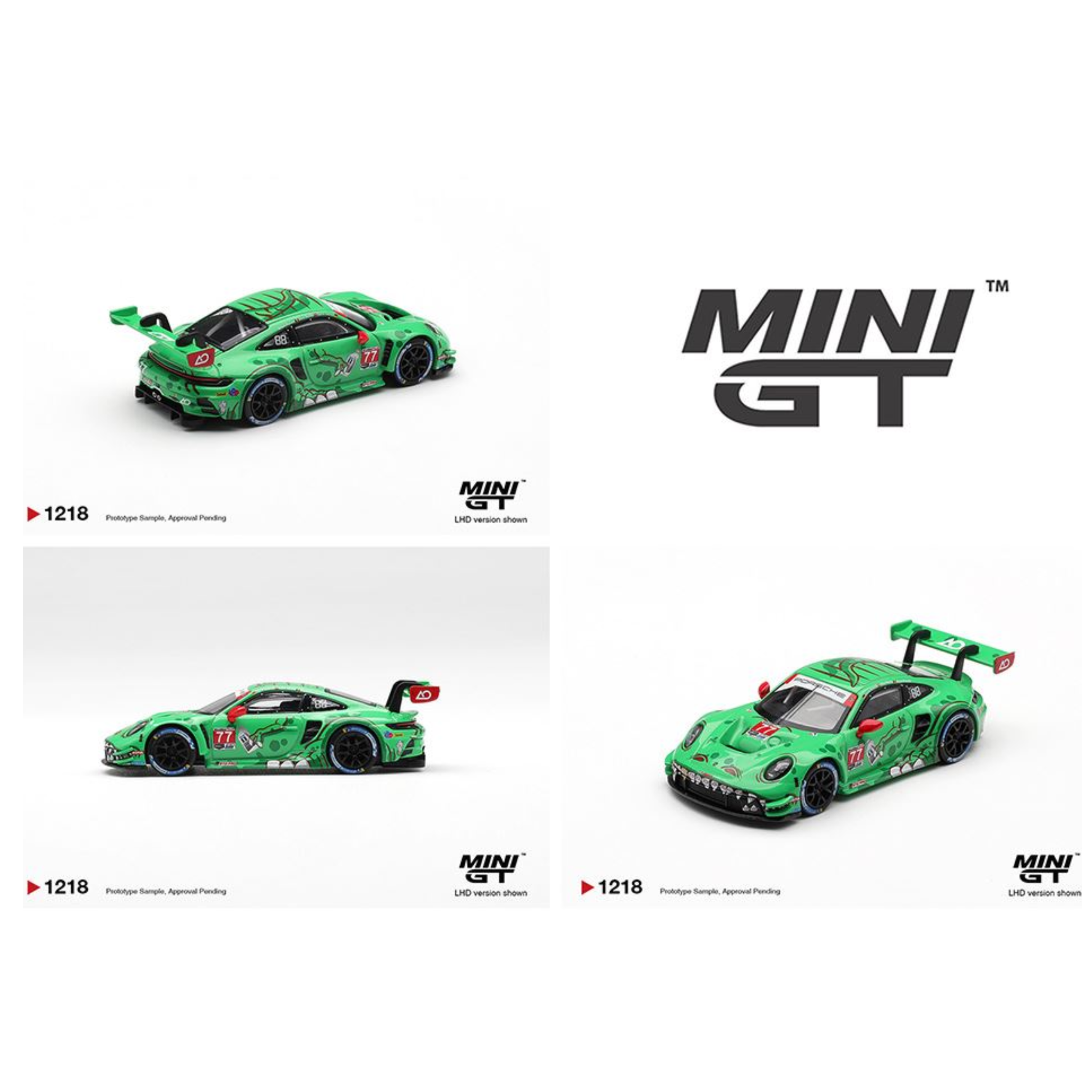 Mini GT Porsche 911 GT3 R (992) #77 Rexy AO Racing 2025 IMSA