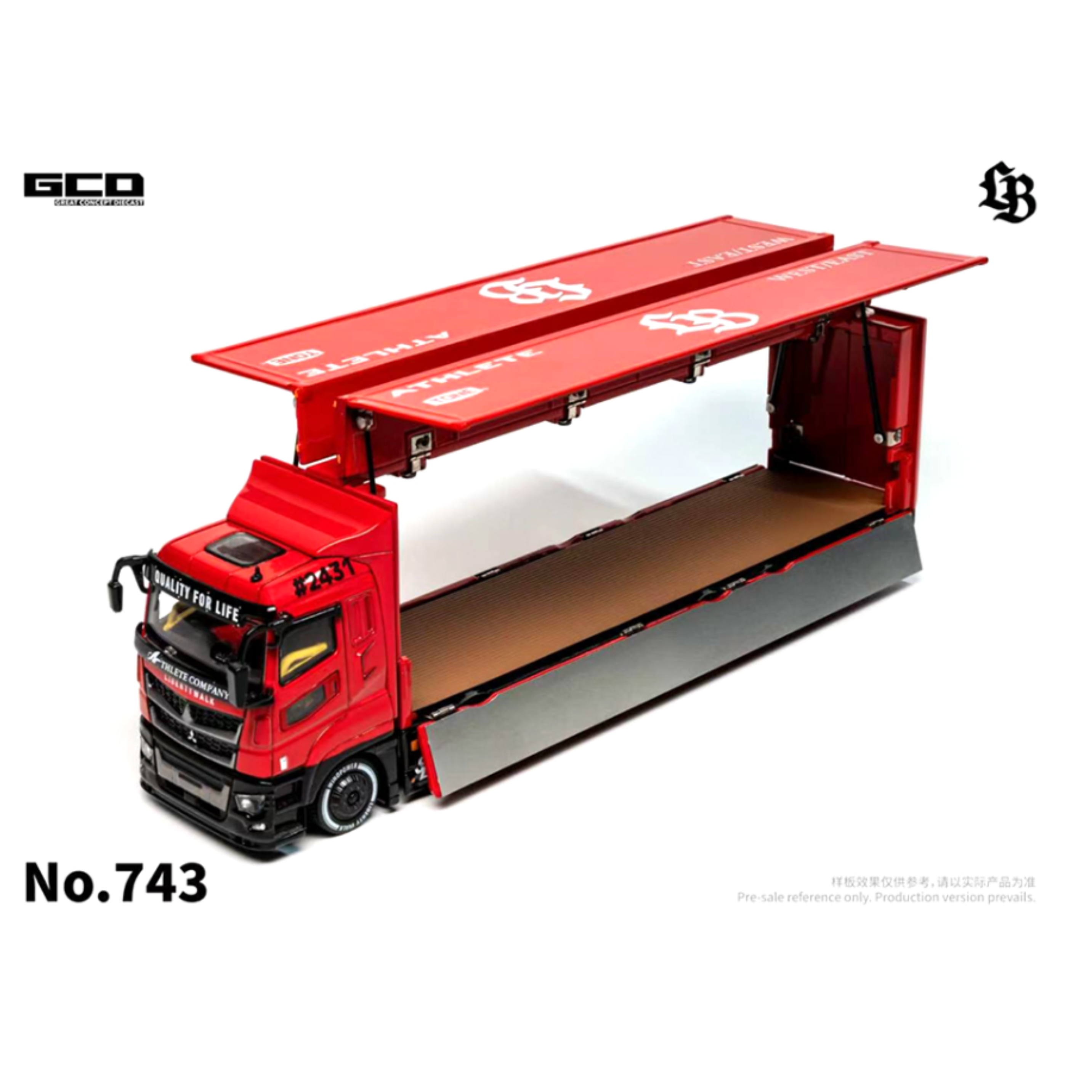 GCD LBWK Mitsubishi Fuso Super Great Super Silhouette - Red – Special Edition (Preorder)