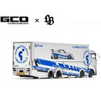 GCD LBWK Mitsubishi Fuso Super Great Transporter TAS Special – Silver- Special Edition (Preorder)