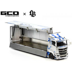 GCD LBWK Mitsubishi Fuso Super Great Transporter TAS Special – Silver- Special Edition (Preorder)