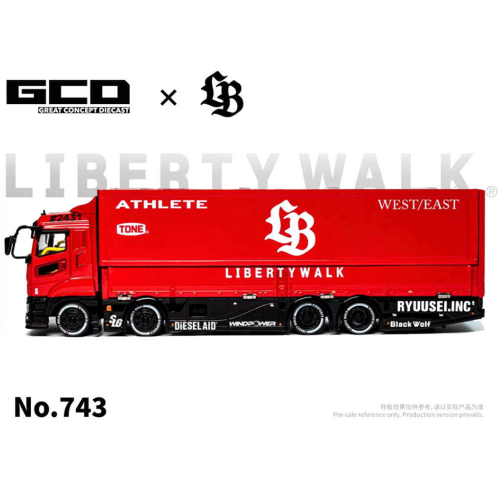 GCD LBWK Mitsubishi Fuso Super Great Super Silhouette - Red – Special Edition (Preorder)