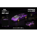 Pop Race x TS Exclusives Lamborghini Countach LPI 800-4 Purple Chrome - PRT007 (Preorder)