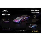 Pop Race x TS Exclusives Lamborghini Countach LPI 800-4 Purple Chrome - PRT007 (Preorder)