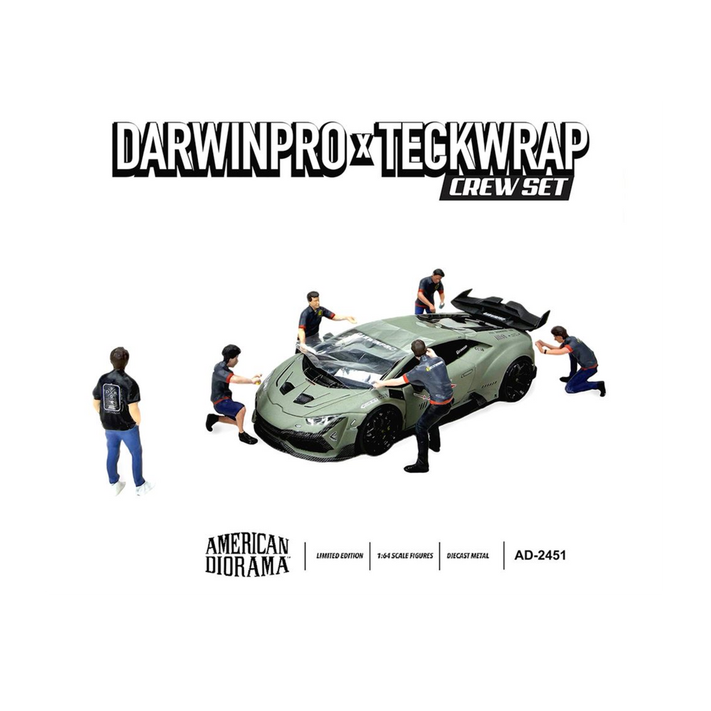 American Diorama Figures Set DarwinPro x Teckwrap Crew – MiJo Exclusives – Limited Edition (Preorder)