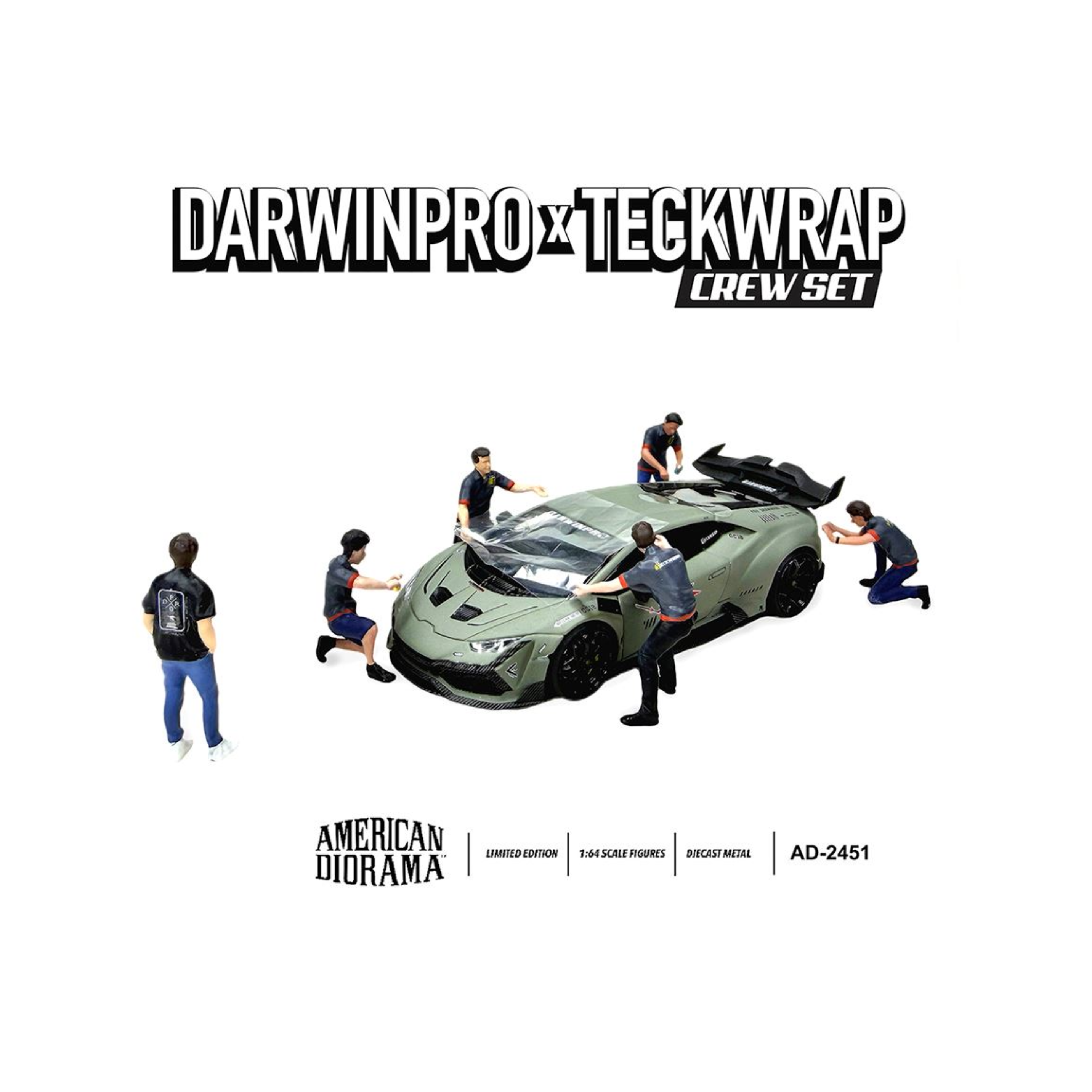 American Diorama Figures Set DarwinPro x Teckwrap Crew – MiJo Exclusives – Limited Edition (Preorder)