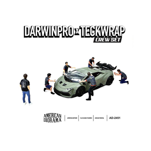 American Diorama Figures Set DarwinPro x Teckwrap Crew – MiJo Exclusives – Limited Edition (Preorder)