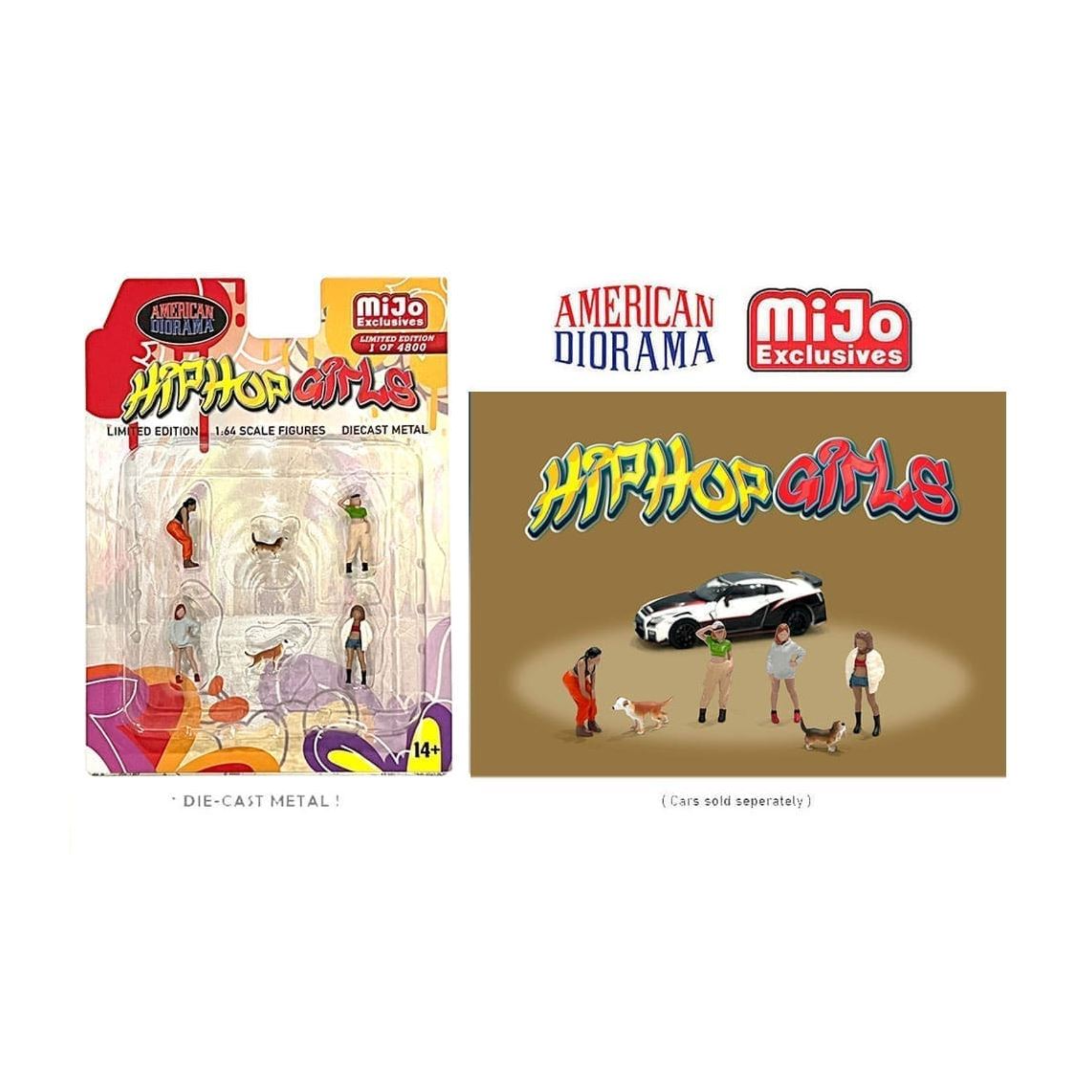 American Diorama 1:64 Figures Hip Hop Girls – MiJo Exclusives