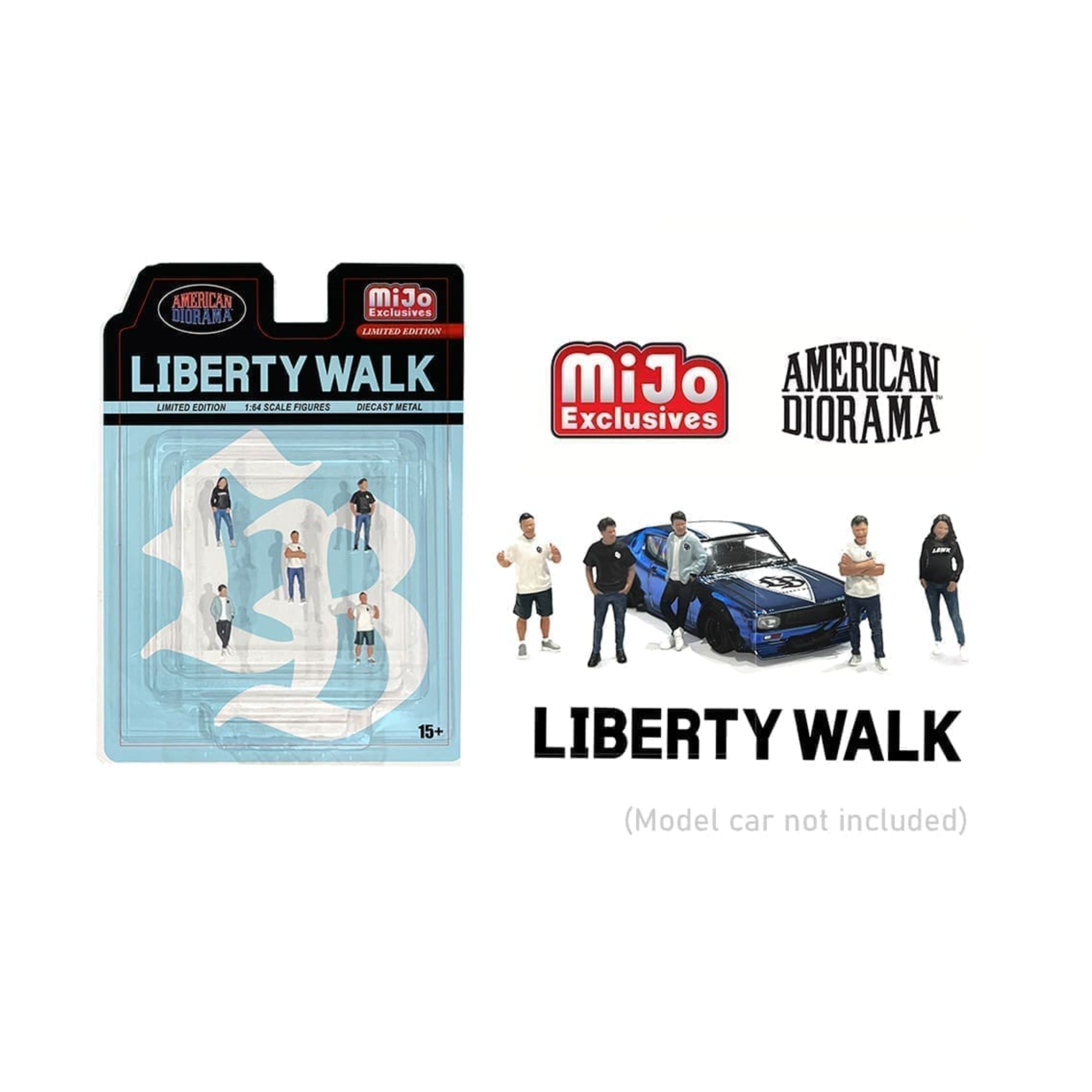 American Diorama Liberty Walk Team Figures Set – Mijo Exclusives