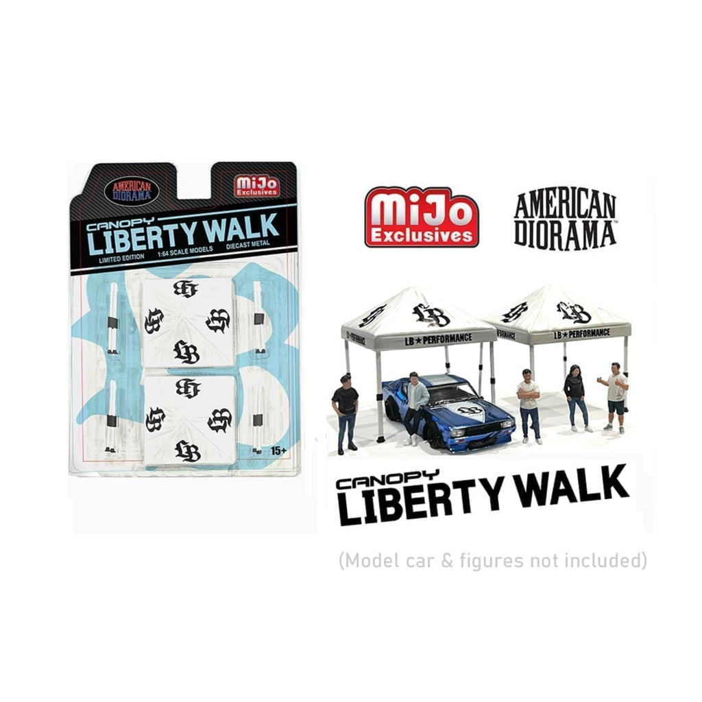 American Diorama Canopy Liberty Walk – White – Mijo Exclusives