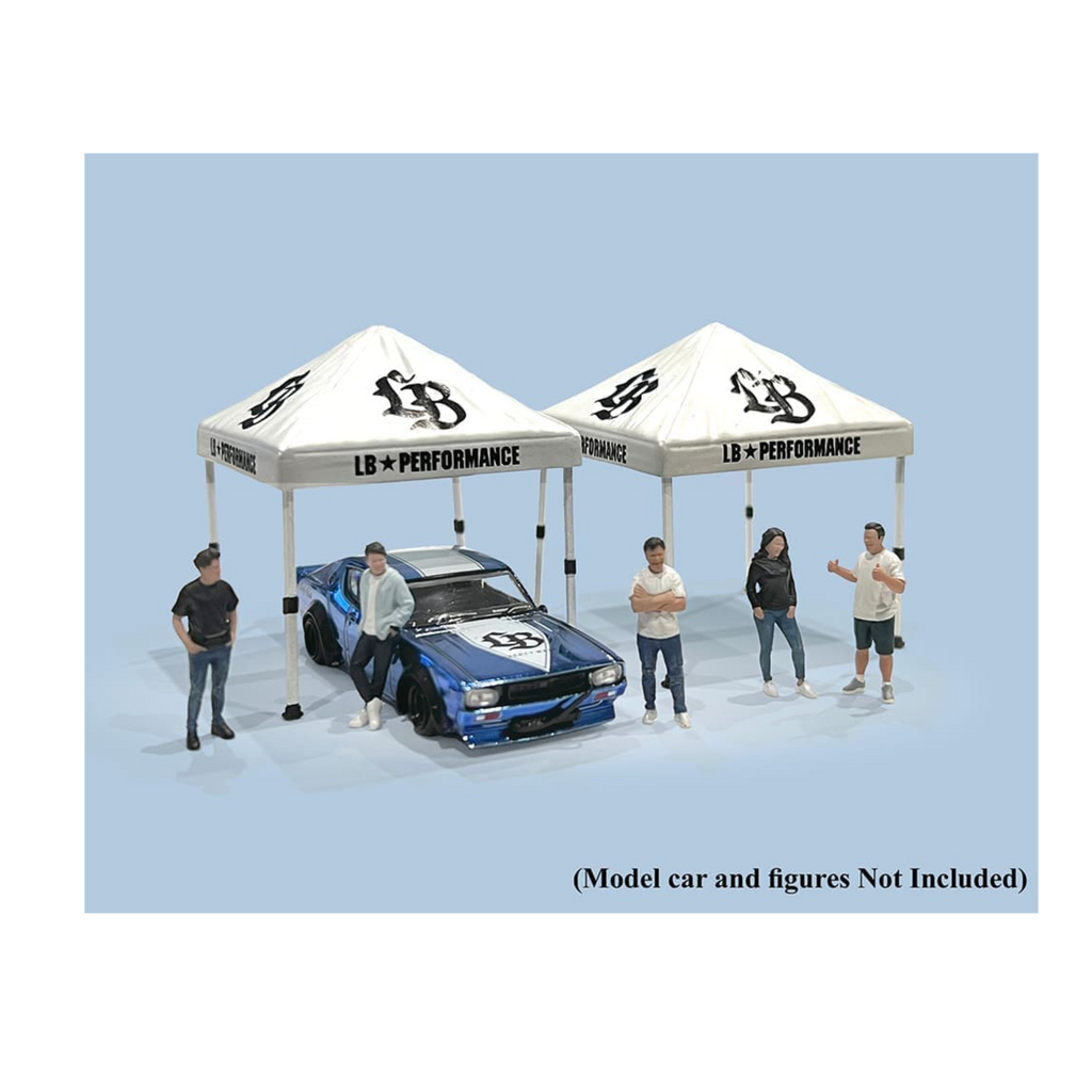 American Diorama Canopy Liberty Walk – White – Mijo Exclusives