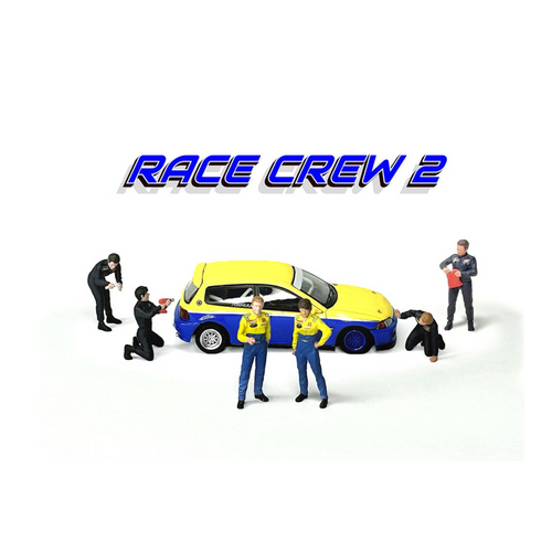 American Diorama Figures Set Race Crew II – MiJo Exclusives – Limited Edition (Preorder)