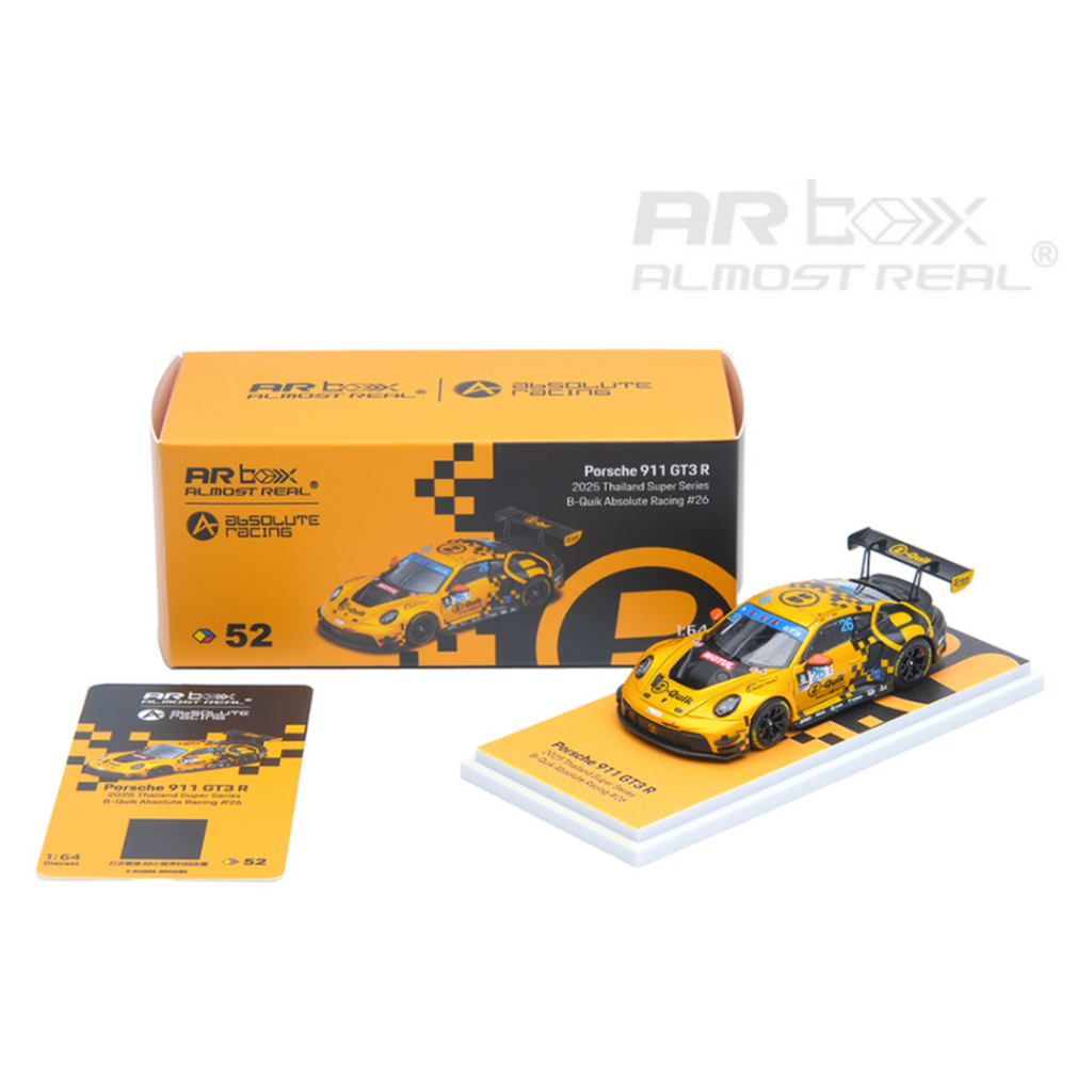 Almost Real ARbox Porsche 911 GT3 R 2025 Thailand Super Series B-Quik Absolute Racing #26 – Limited Edition (Preorder)