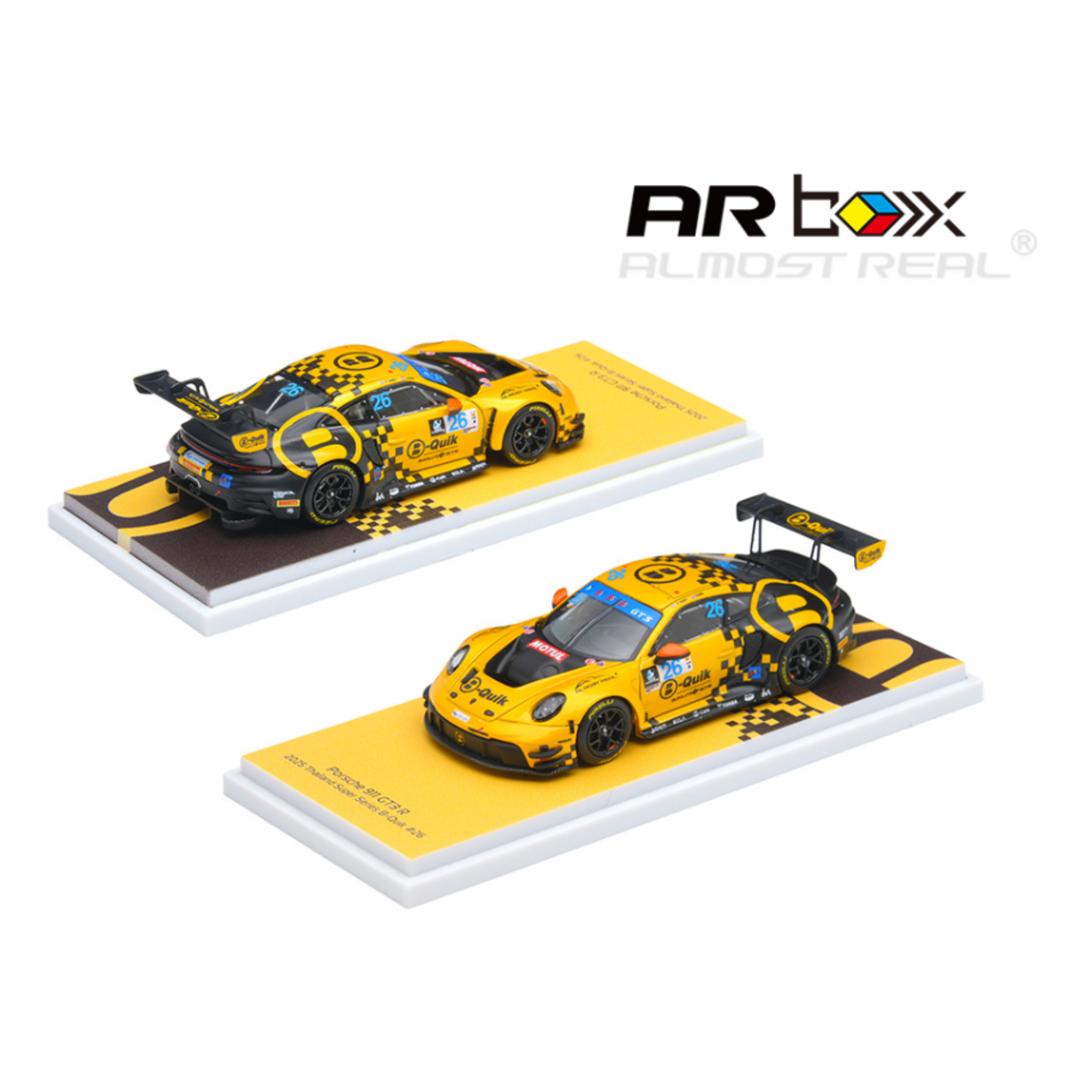 Almost Real ARbox Porsche 911 GT3 R 2025 Thailand Super Series B-Quik Absolute Racing #26 – Limited Edition (Preorder)