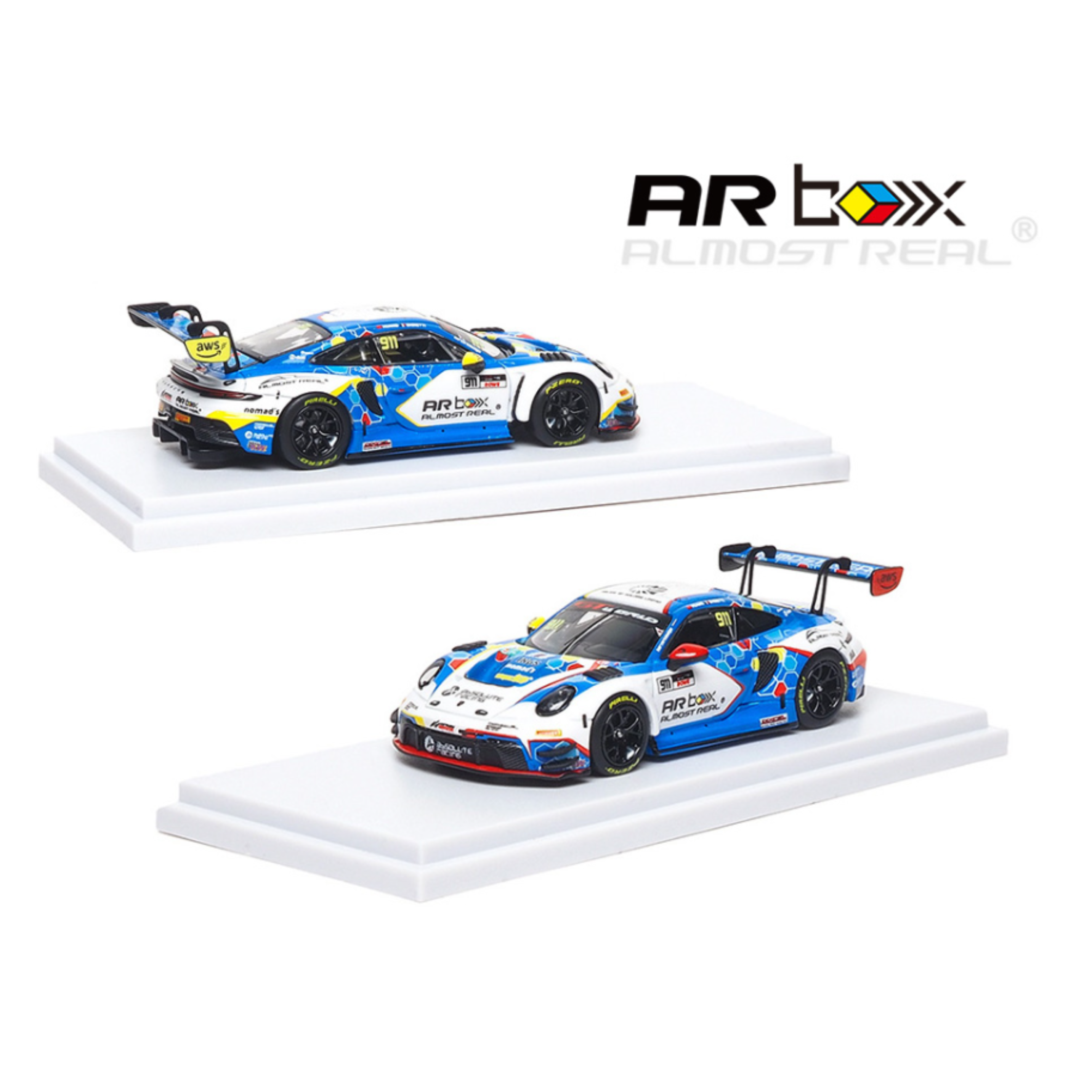 Almost Real ARbox Porsche 911 GT3 R – 2026 GT World Challenge Asia Sepang #911 Presentation Car – Limited Edition (Preorder)