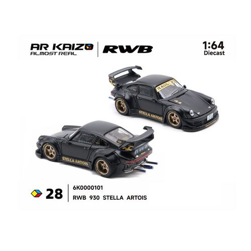 Almost Real KAIZO RWB 930 Stella Artois 2026 Hobby Expo China Beijing Special Edition – Matte Black (Preorder)