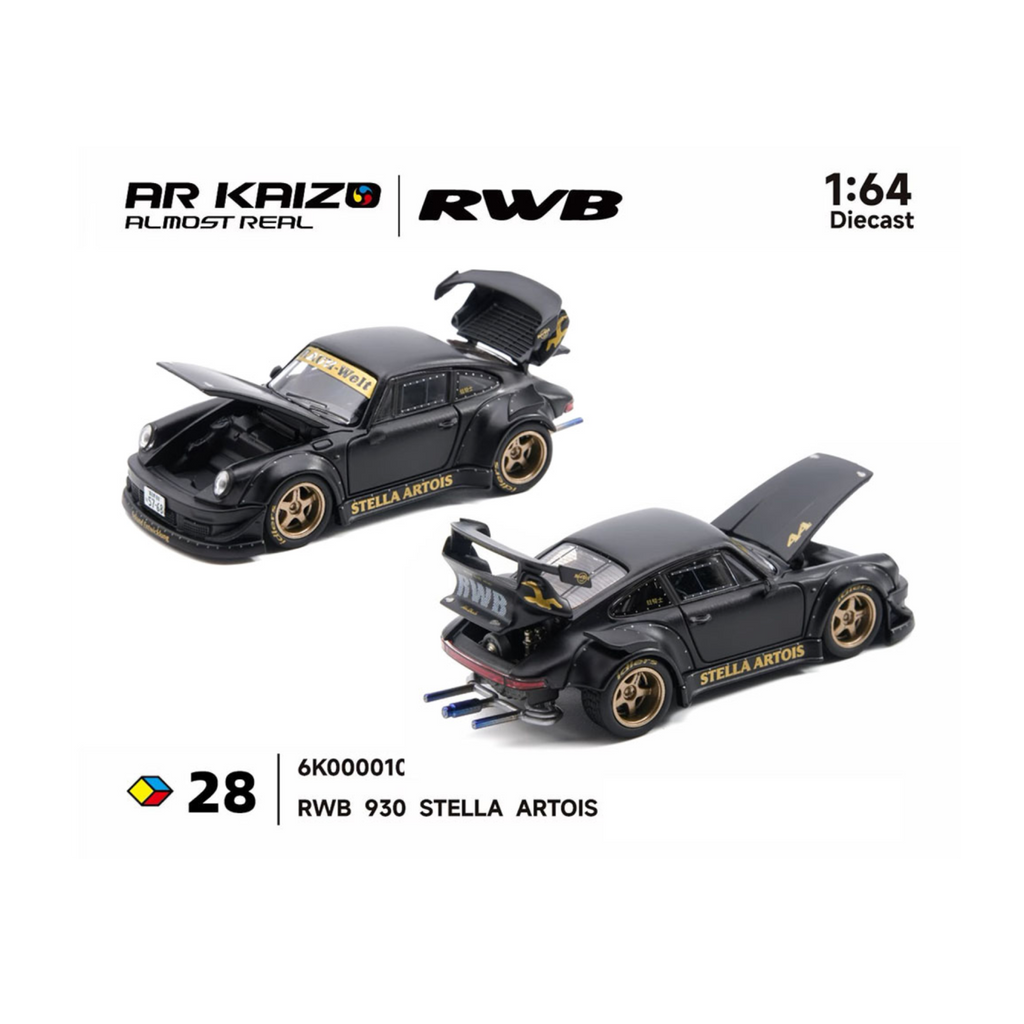 Almost Real KAIZO RWB 930 Stella Artois 2026 Hobby Expo China Beijing Special Edition – Matte Black (Preorder)