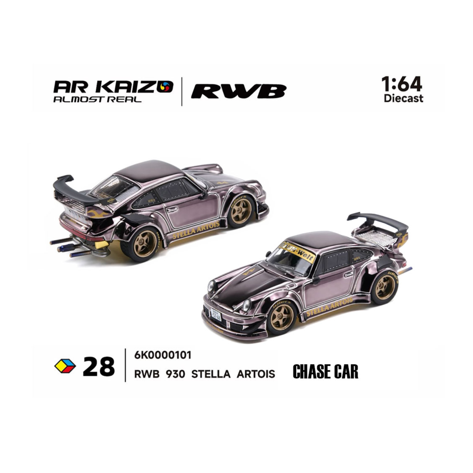 Almost Real KAIZO RWB 930 Stella Artois 2026 Hobby Expo China Beijing Special Edition – Matte Black (Preorder)