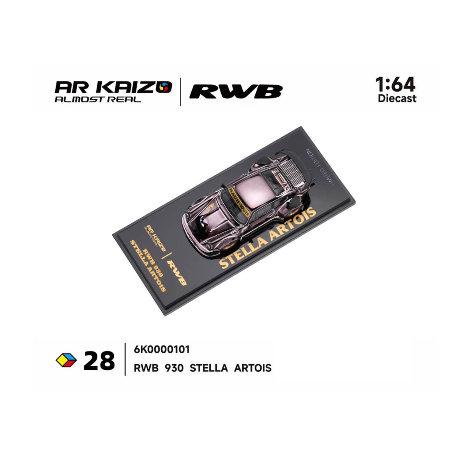 Almost Real KAIZO RWB 930 Stella Artois 2026 Hobby Expo China Beijing Special Edition – Matte Black (Preorder)