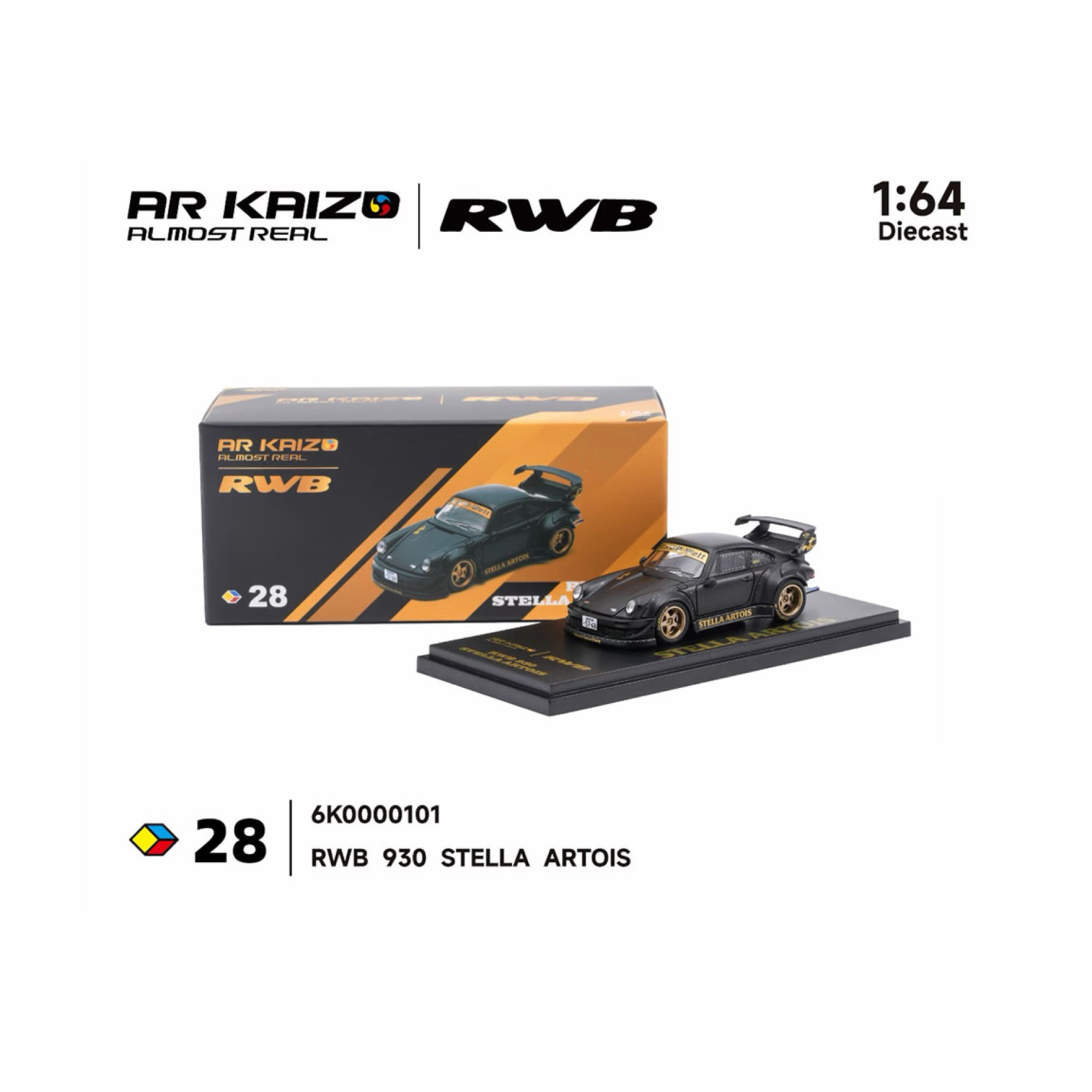 Almost Real KAIZO RWB 930 Stella Artois 2026 Hobby Expo China Beijing Special Edition – Matte Black (Preorder)