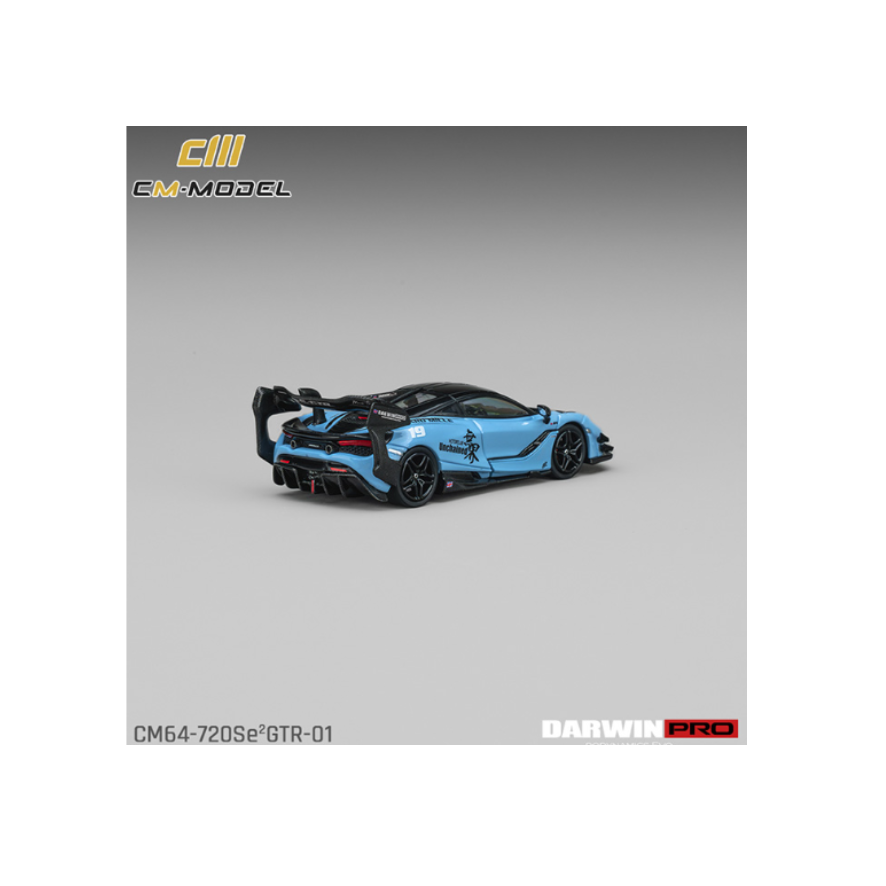 CM Model McLaren DarwinPRO 720SE GTR-01 – Unchained Blue – Limited Edition (Preorder)