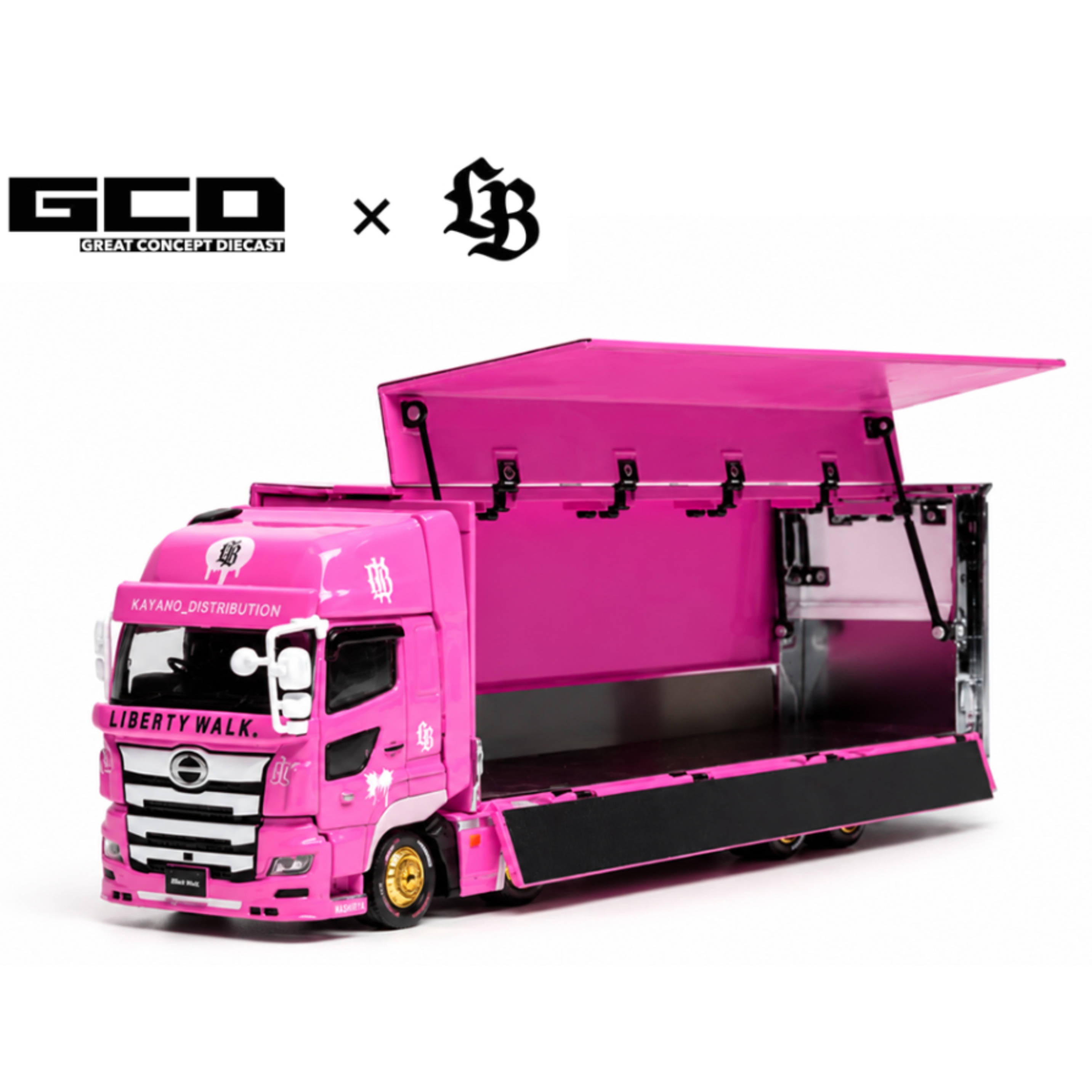 GCD LBWK HINO700 LB Truck -Pink – Special Edition (Preorder)