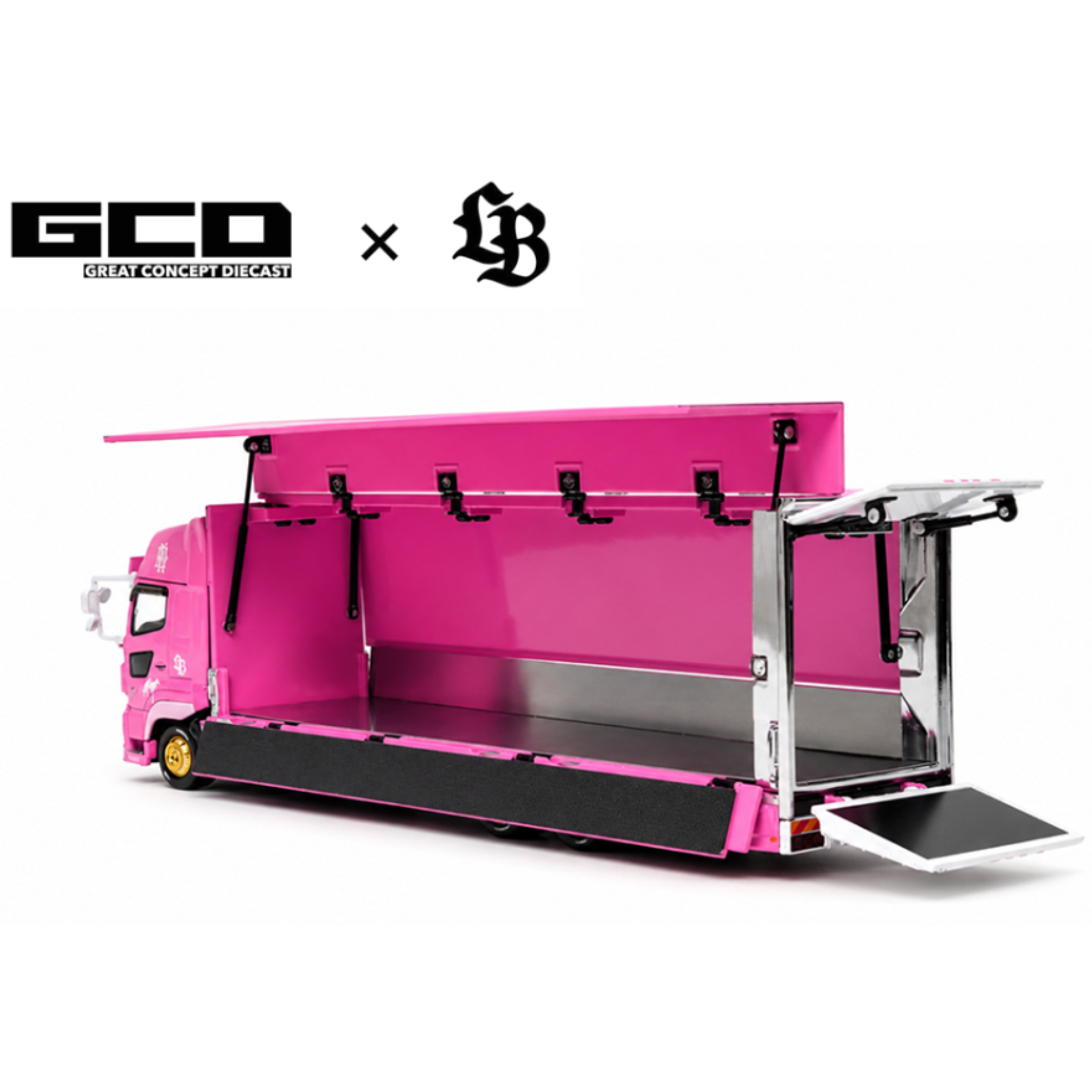 GCD LBWK HINO700 LB Truck -Pink – Special Edition (Preorder)