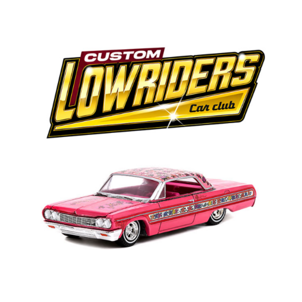 Greenlight Custom Lowriders – 1964 Chevrolet Impala SS Rose – Pink (Preorder)