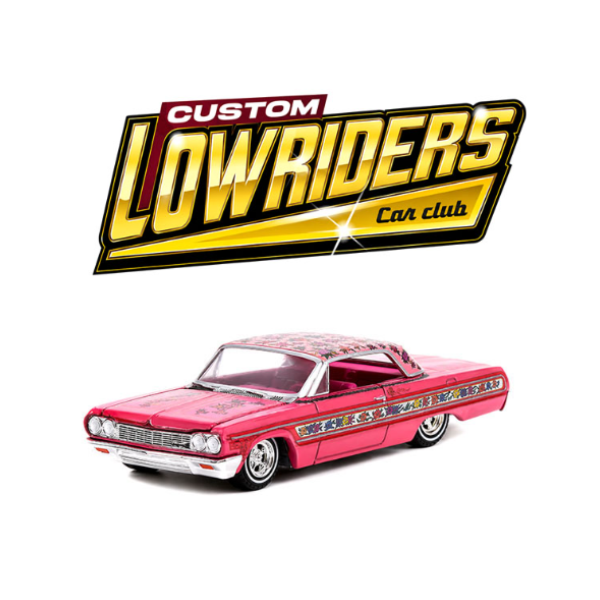 Greenlight Custom Lowriders – 1964 Chevrolet Impala SS Rose – Pink (Preorder)