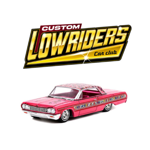 Greenlight Custom Lowriders – 1964 Chevrolet Impala SS Rose – Pink (Preorder)