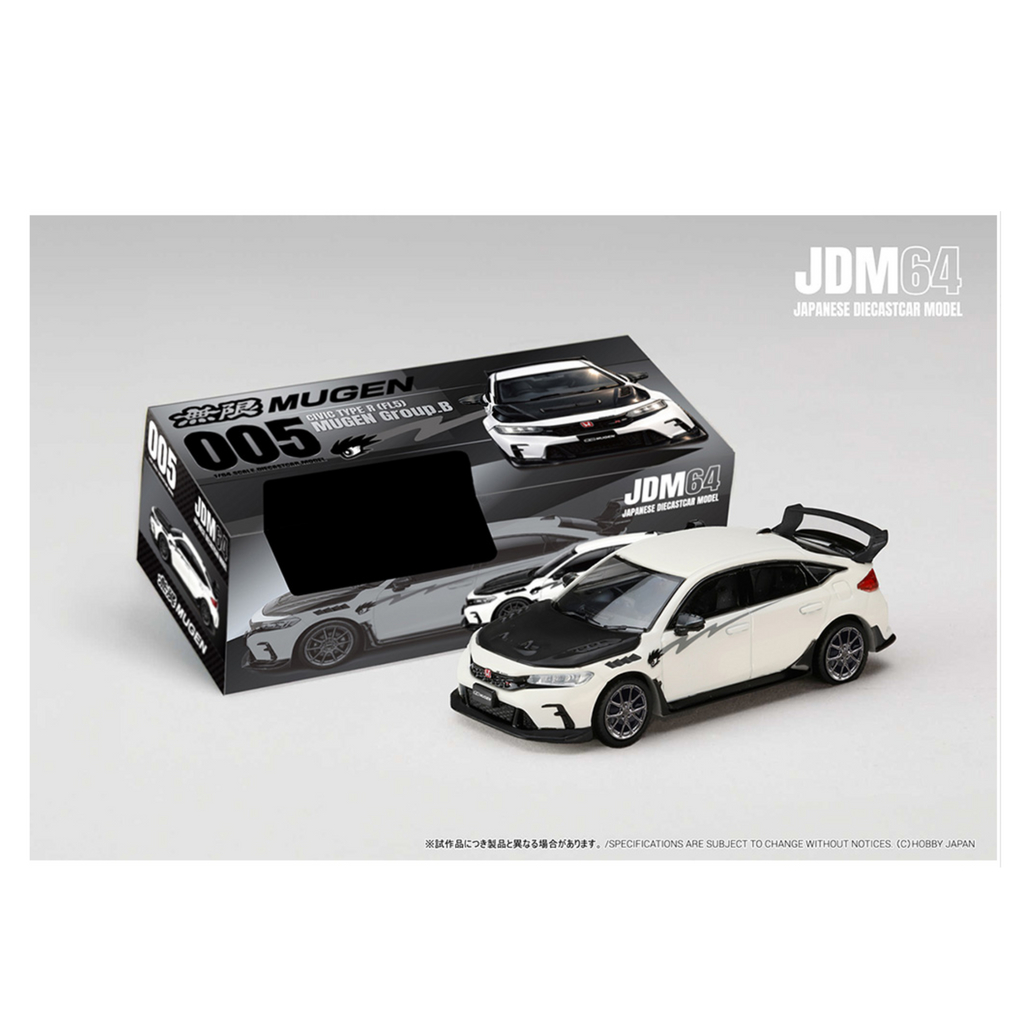 Hobby Japan Honda Civic Type R (FL5) MUGEN Group B 2024 – Championship White (Preorder)