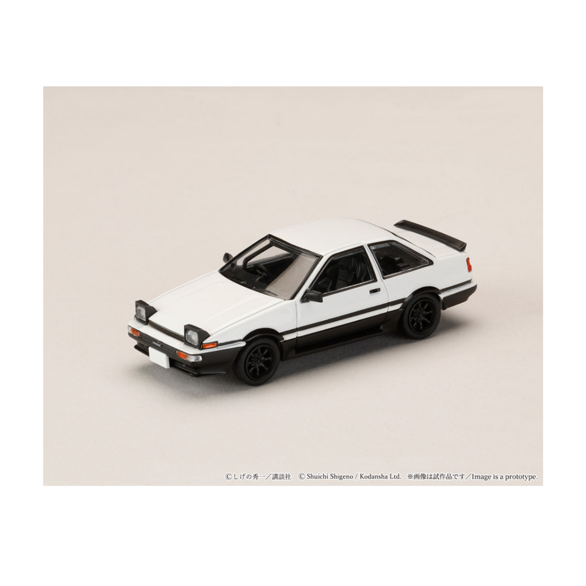 Hobby Japan Initial D Diorama Set Series Toyota Sprinter Trueno (AE86) 2-Door Initial D Shinji Inui VS Takumi Fujiwara (Preorder)