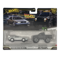 Hot Wheels Back to the Future Time Machine & 1987 Toyota Pickup - 2 pack