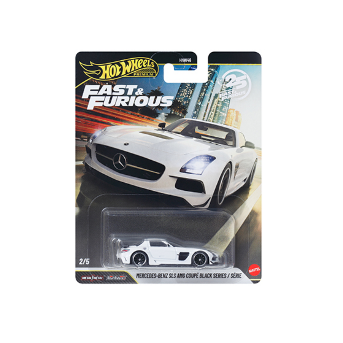 Hot Wheels Fast & Furious 2026 R Case Mercedes-Benz SLS AMG Coupe Black Series