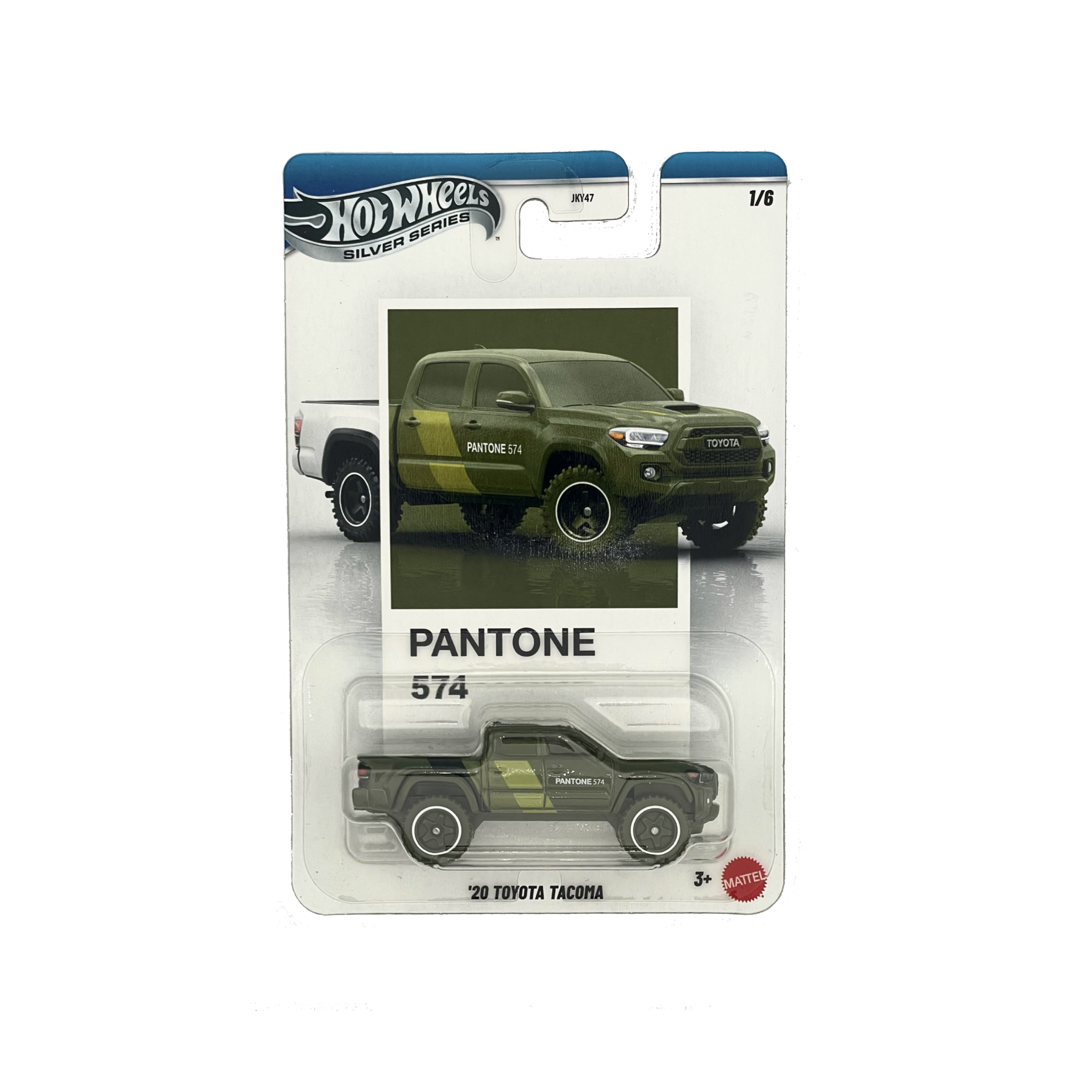 Hot Wheels Silver Series Pantone 574 '20 Toyota Tacoma