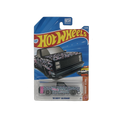 Hot Wheels 83 SIlverado toy car packaging with a truck model on a blue background in blister