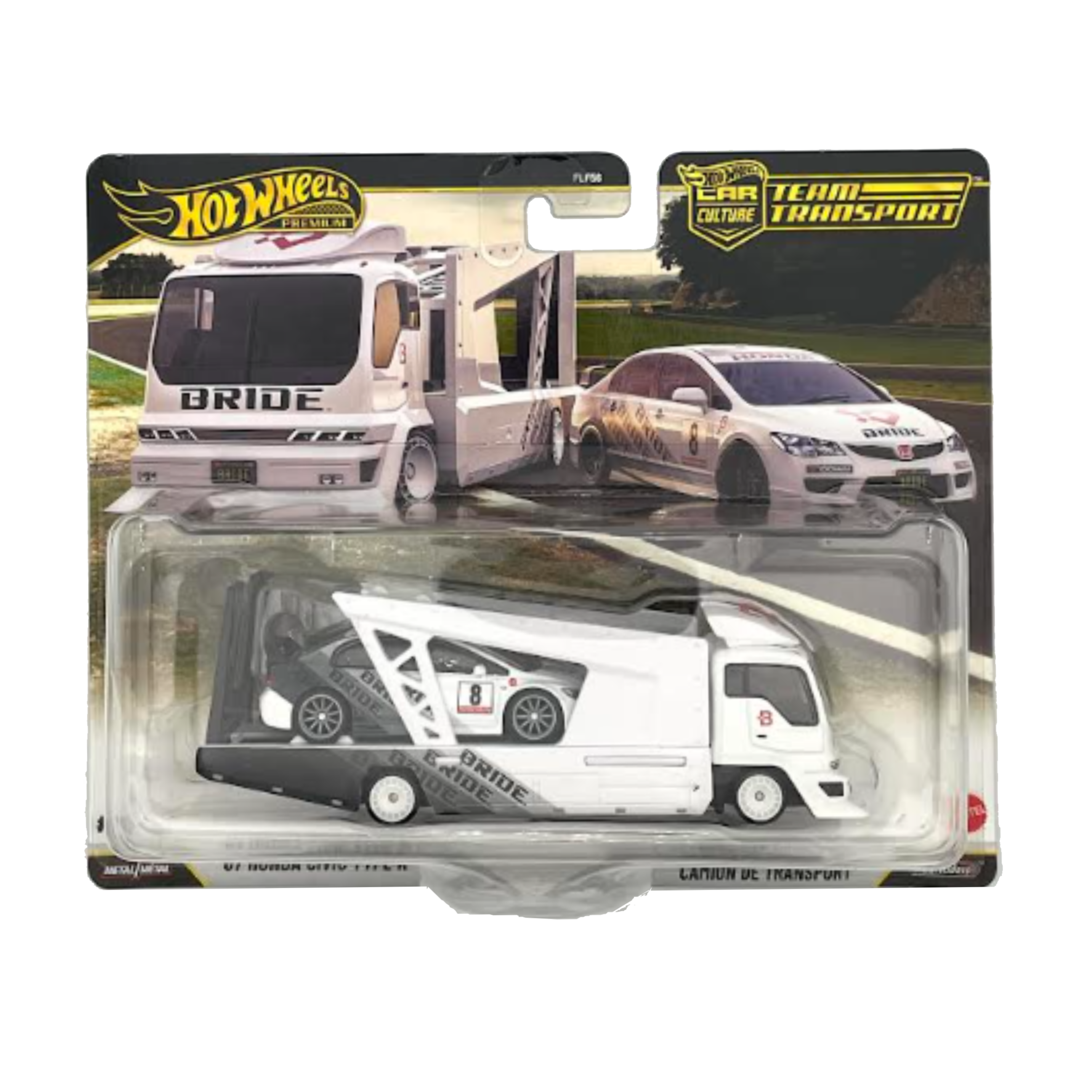 Hot Wheels Team Transport '07 Honda Civic Type R / Kousoku Hauler (L case)