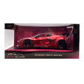 Jada Toys Pink Slips Chevrolet Corvette C8 Liberty Walk (Red) 1:24