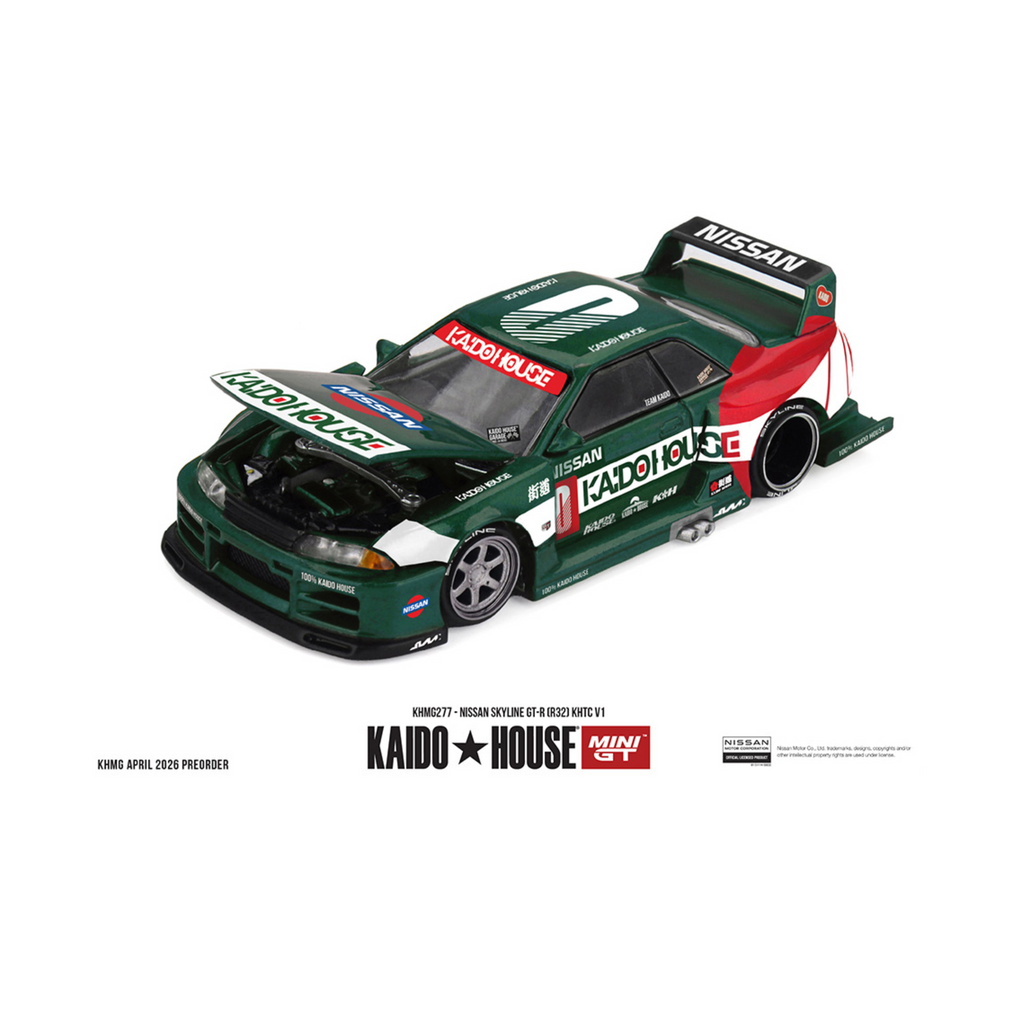 Kaido House x Mini GT Nissan Skyline GT-R (R32) KHTC V1 (Preorder)