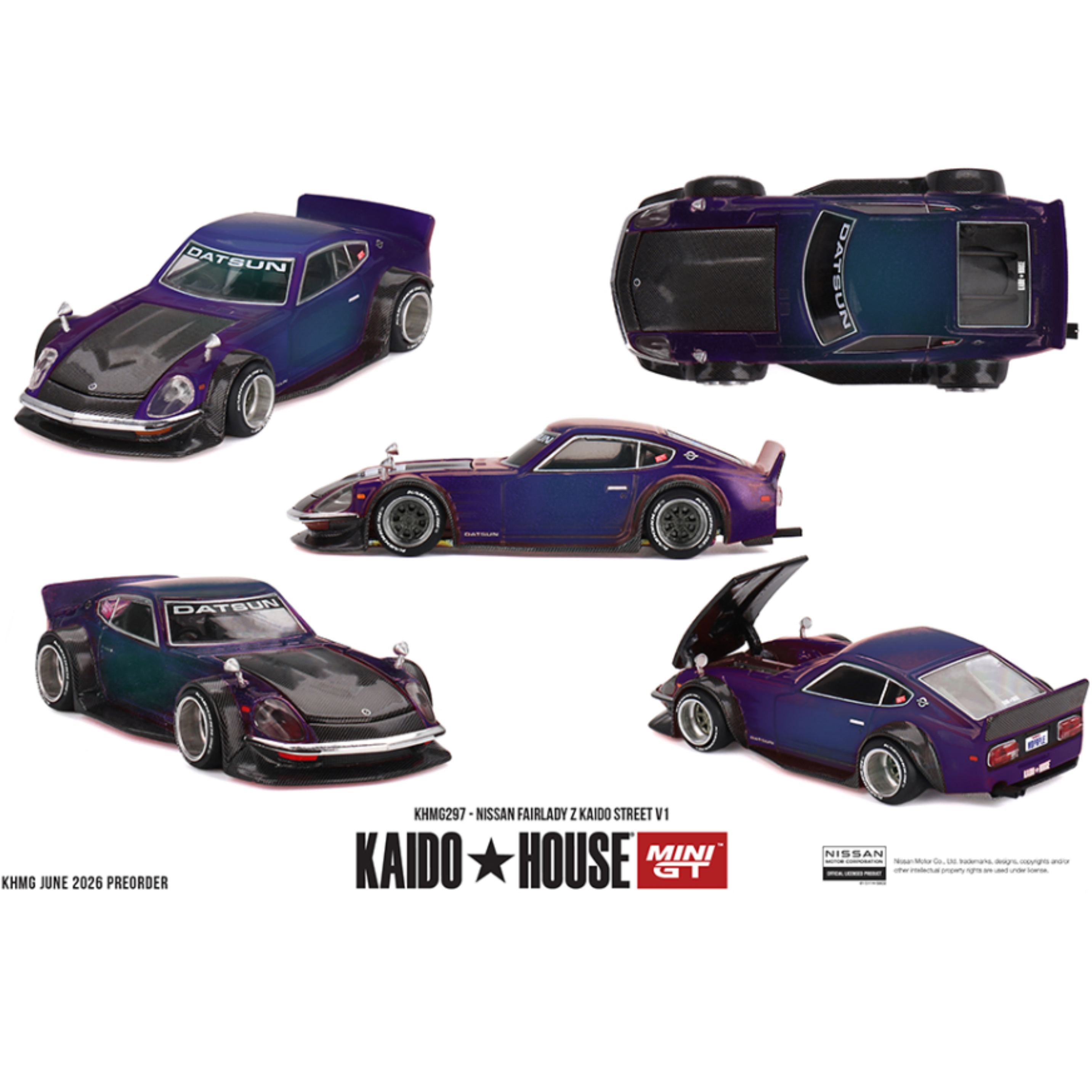 Kaido House x Mini GT Nissan Fairlady Z Kaido Street V1 – Limited Edition (Preorder)