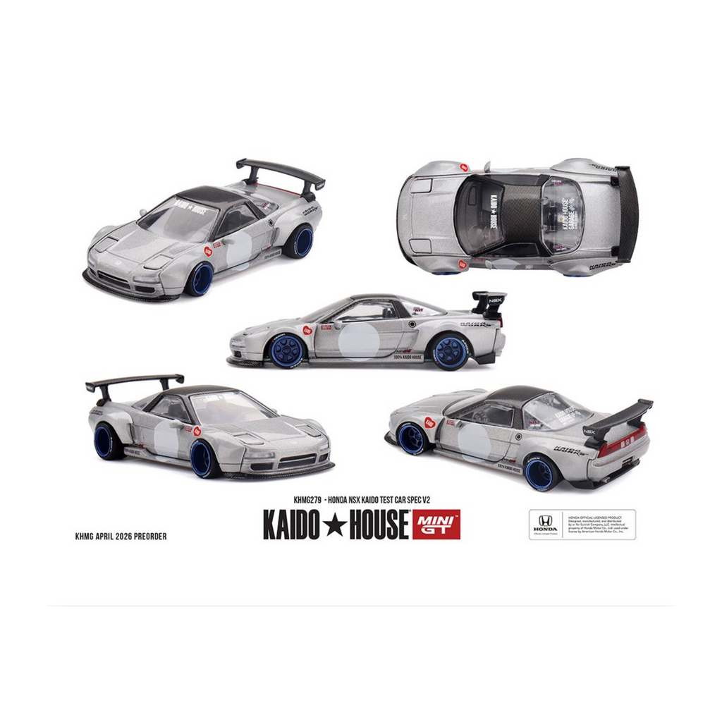 Kaido House x Mini GT Honda NSX Kaido Test Car Spec V2 (Preorder)