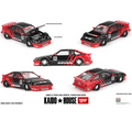 Kaido House x Mini GT Toyota AE86 Sprinter Trueno Kaido ADVAN – Red/Black