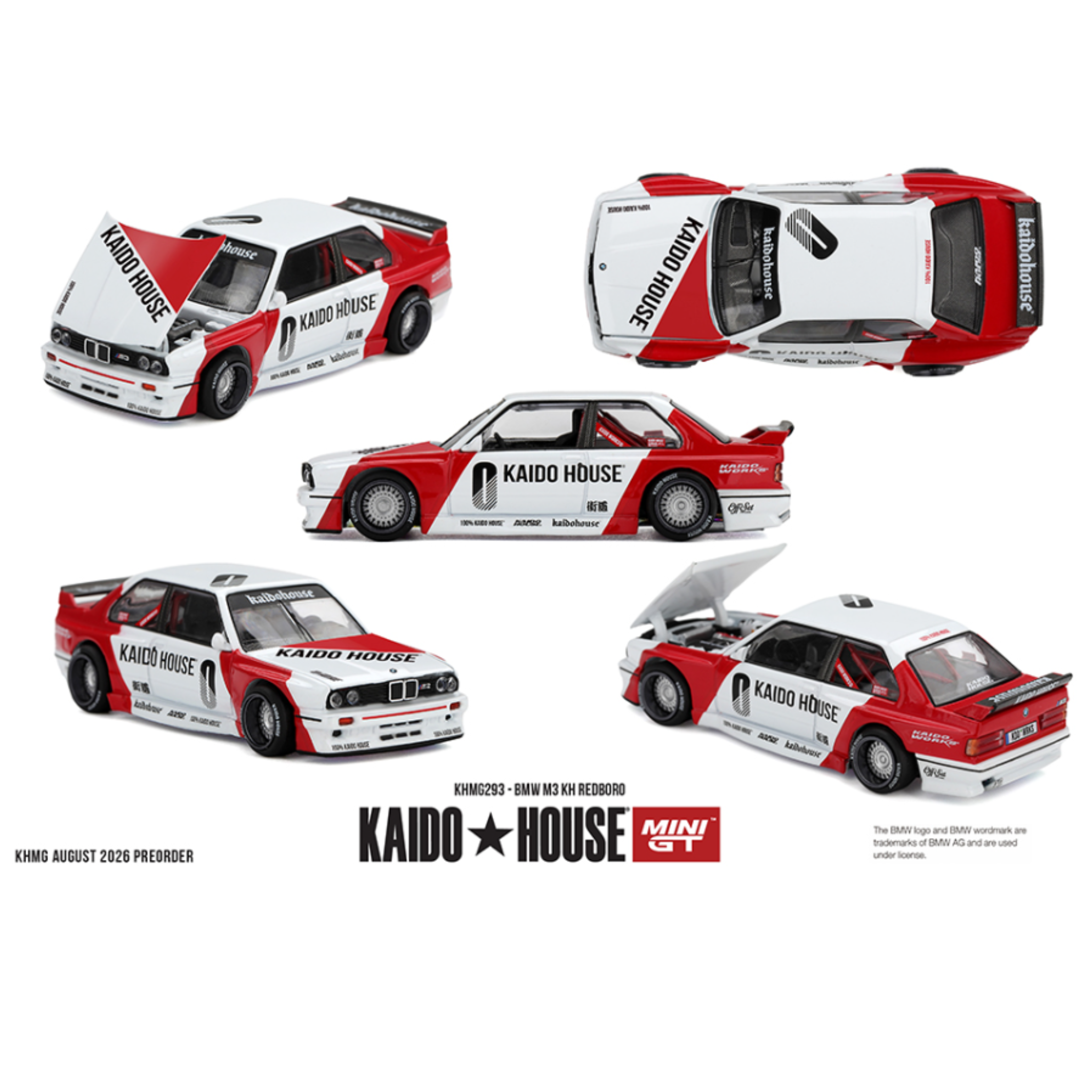 Kaido House x Mini GT BMW M3 KH Redboro (Preorder)