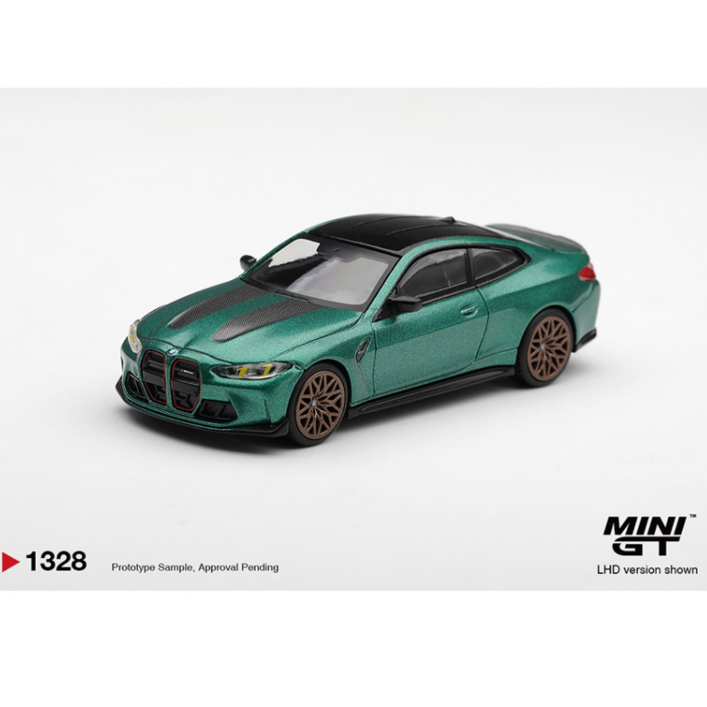 Mini GT BMW M4 CS Frozen Isle of Man Green Metallic – Limited Edition (Preorder)