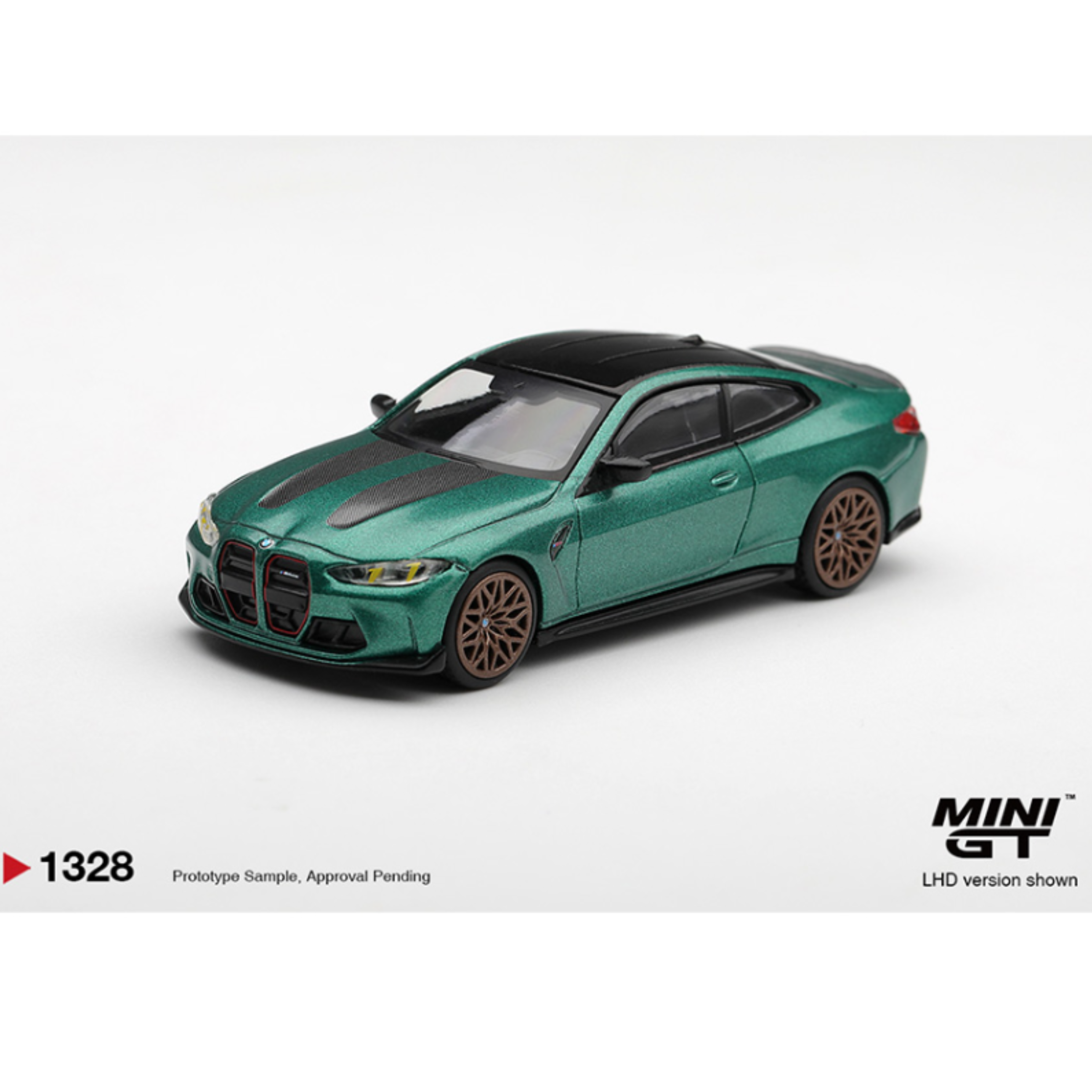 Mini GT BMW M4 CS Frozen Isle of Man Green Metallic – Limited Edition (Preorder)