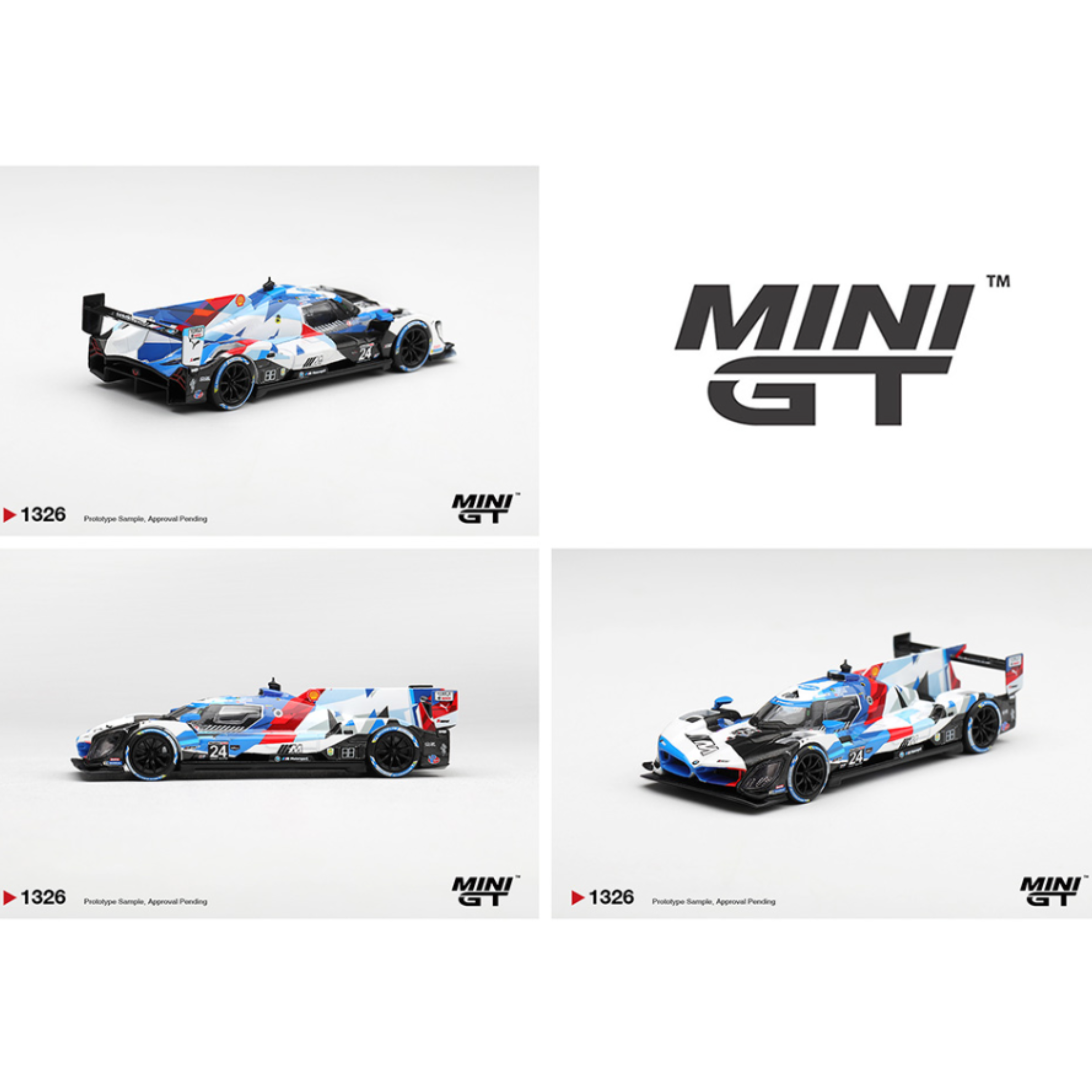 Mini GT BMW M Hybrid V8 GTP #24 BMW M Team RLL 2024 IMSA Daytona 24 Hrs – Limited Edition (Preorder)