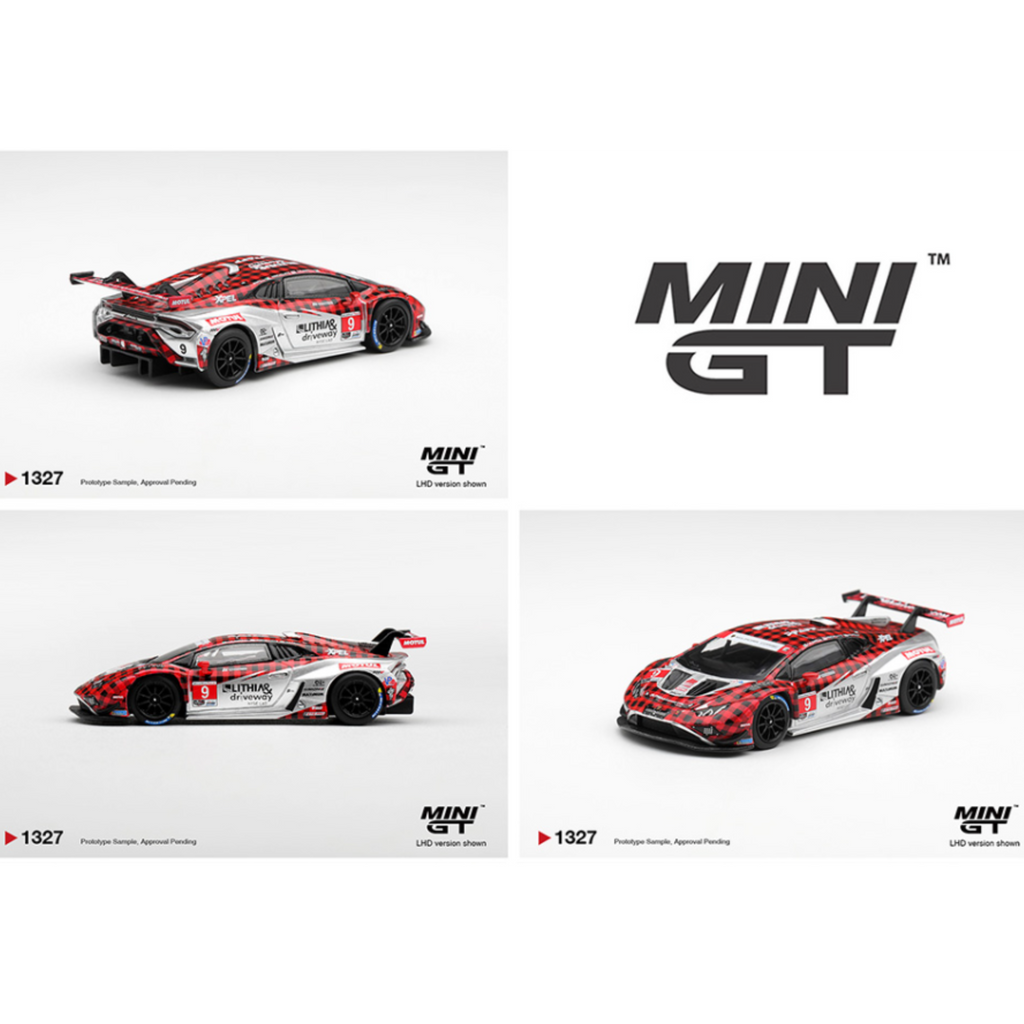 Mini GT Lamborghini Huracan GT3 EVO2 #9 Pfaff Motorsports 2025 IMSA WeatherTech GTD Pro – Limited Edition (Preorder)