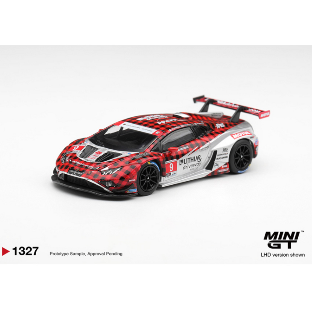 Mini GT Lamborghini Huracan GT3 EVO2 #9 Pfaff Motorsports 2025 IMSA WeatherTech GTD Pro – Limited Edition (Preorder)