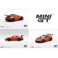 Mini GT Porsche 911 (992) GT3 RS Weissach Package – Gulf Orange – Limited Edition (Preorder)