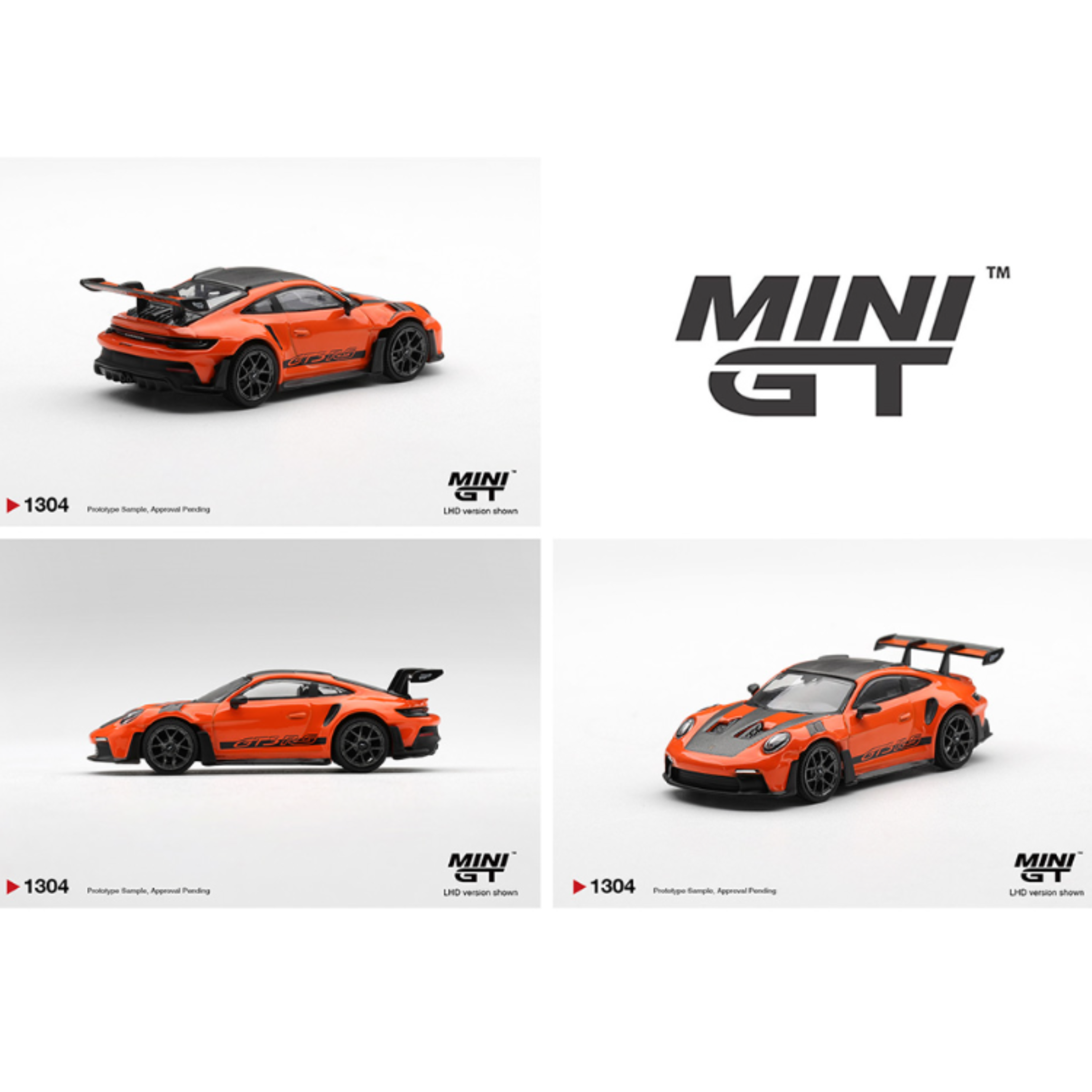 Mini GT Porsche 911 (992) GT3 RS Weissach Package – Gulf Orange – Limited Edition (Preorder)