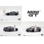 Mini GT Nissan GT-R Nismo 2024 Tsukuba Production Car Lap Record W / Matsuda Figure Tsugio Matsuda Collection – Limited Edition (Preorder)